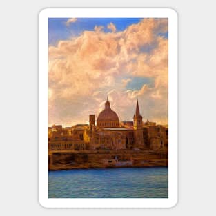 Artistic Valletta Sticker